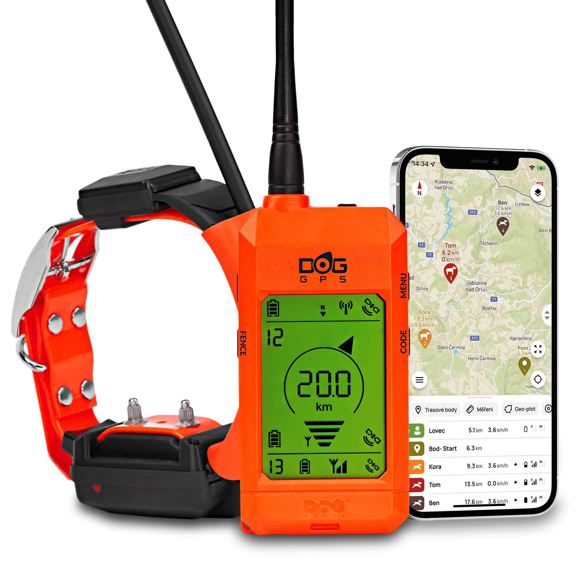 Vyhledávací a výcvikové zařízení pro psy DOG GPS X30T