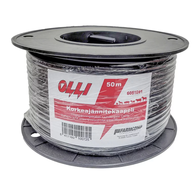 Vysokonapěťový kabel OLLI pro vedení elektřiny oplocení pod zemí