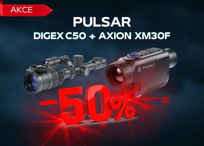 AKCE PULSAR: Digex C50 (IR X940S) + Axion XM30F se slevou 50%